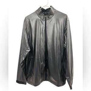 Nike Black Long Sleeve Full Zip HighNeck Jacket Size Medium